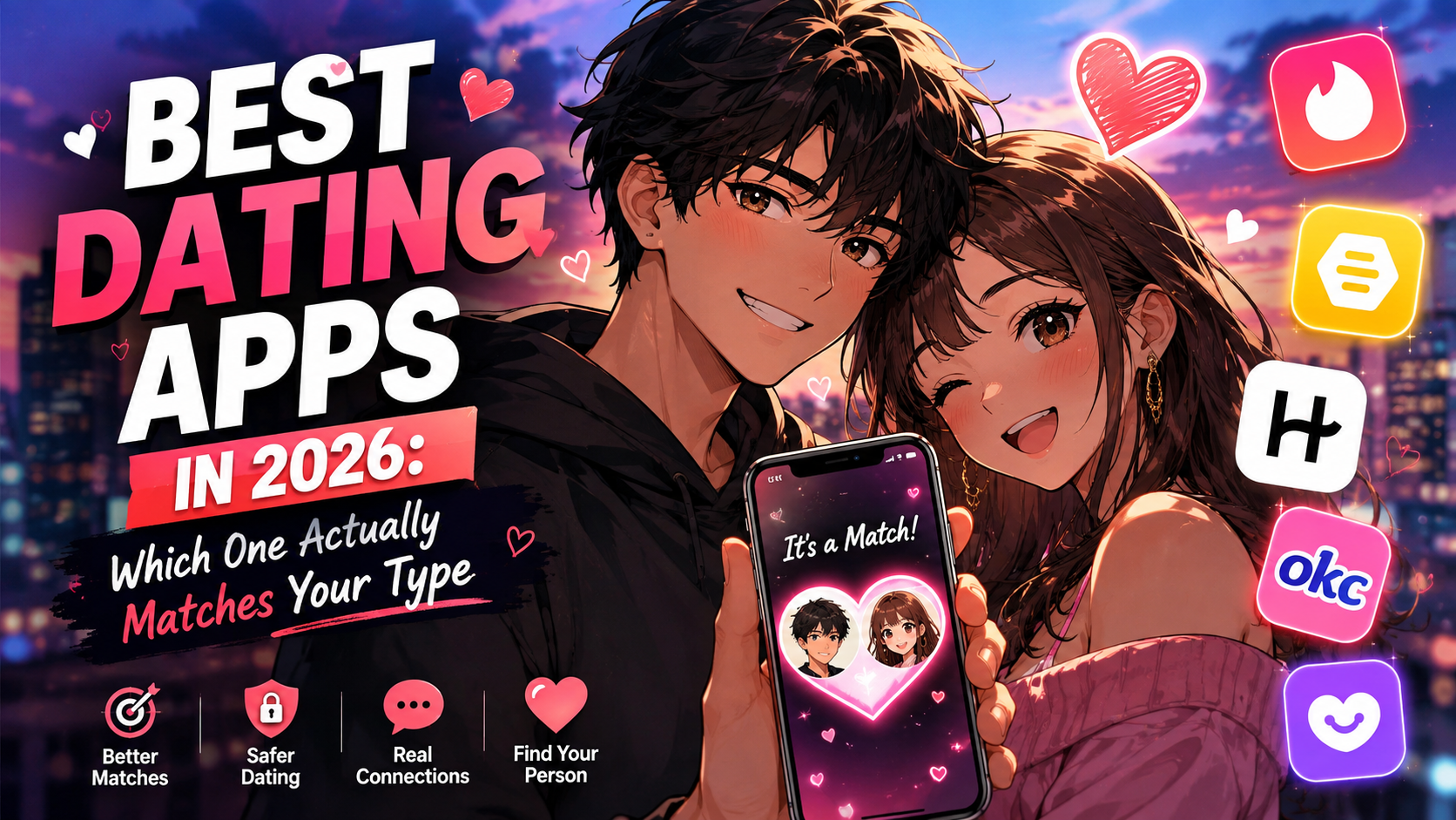 Best Dating Apps in 2026: Which One Actually Matches Your Type