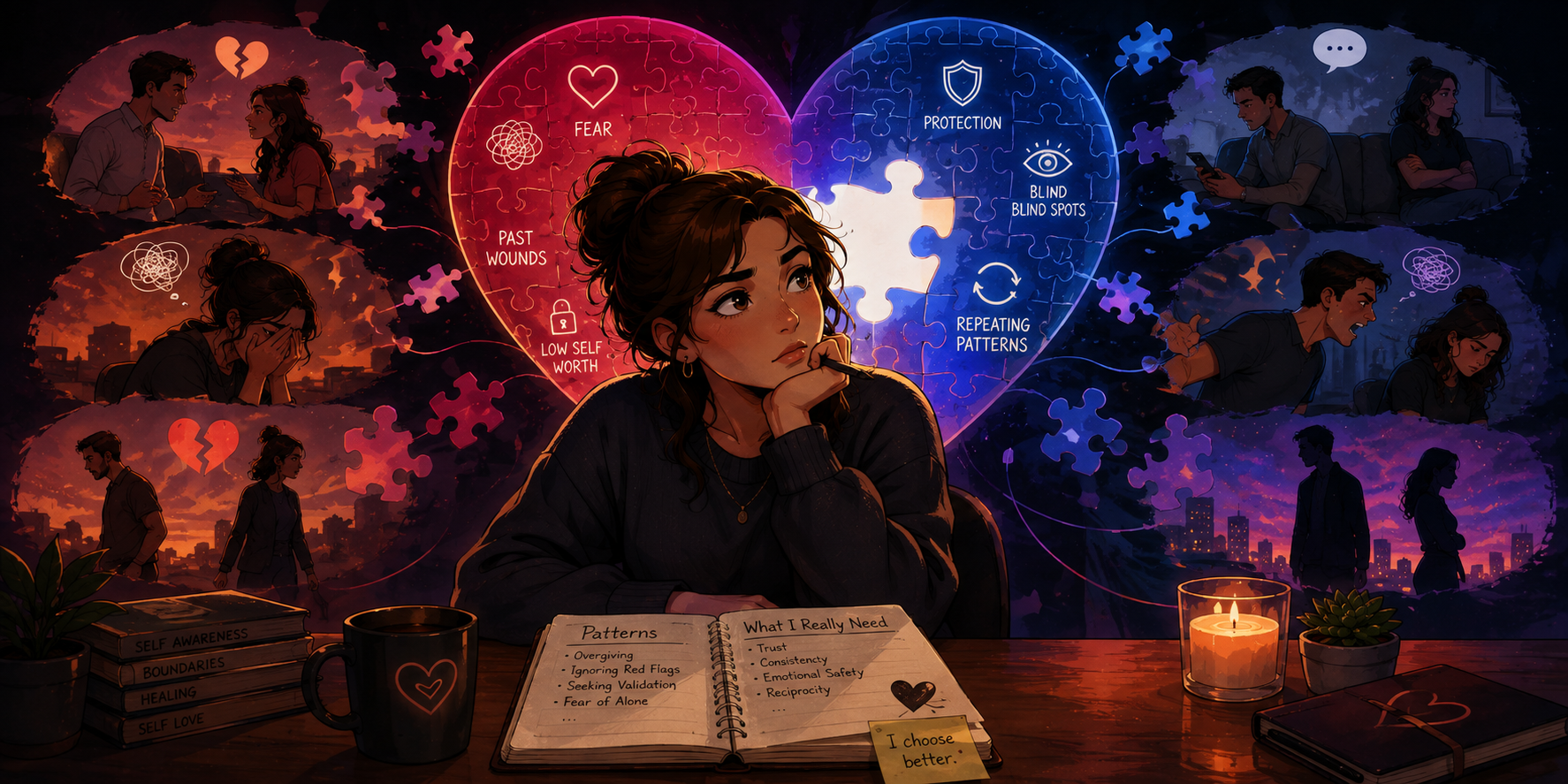 Your Love Blind Spot, Decoded (And Why It Keeps Following You Into Every Relationship)